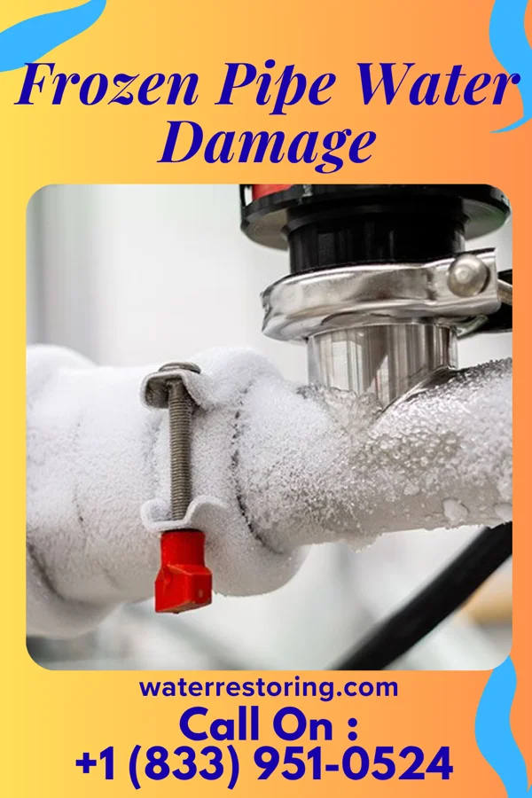 Frozen Pipe Water Damage in Saratoga, IN